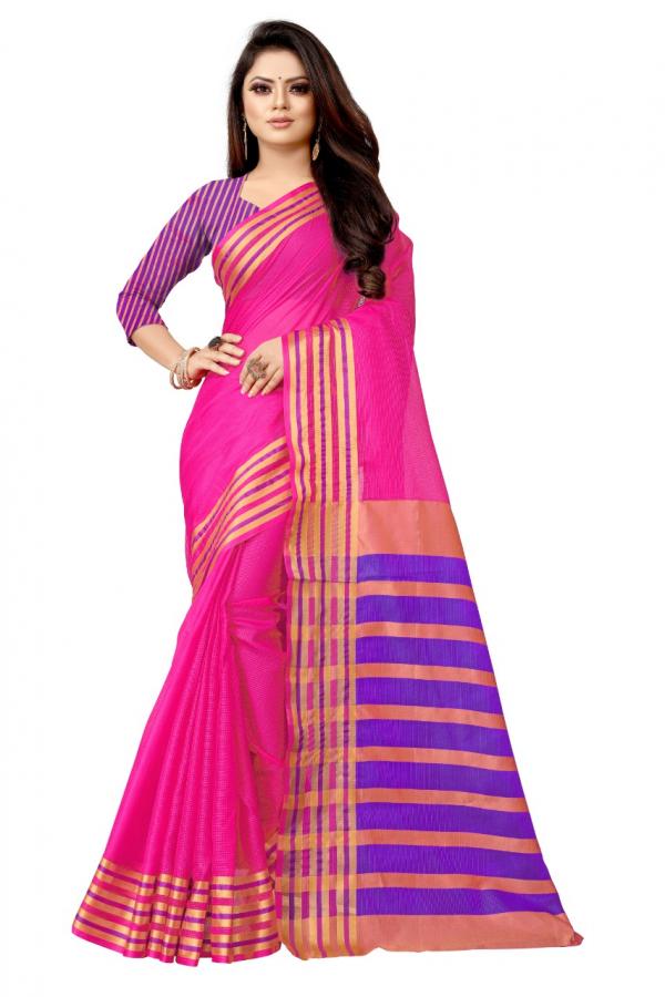 Aastha vol-1 Banarsi Pallu Cotton Silk Women Saree Seller